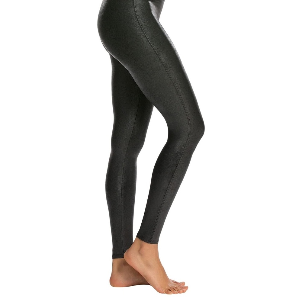 SPANX Faux Leather Leggings Size L